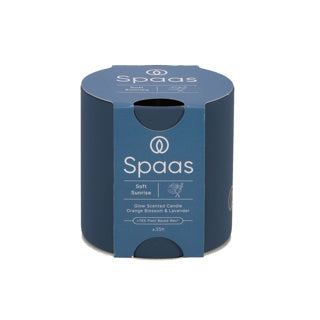 Spaas Glow Duftkerze 35h – sanfter Sonnenaufgang | 3 Stück