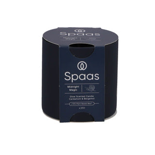 Spaas Glow Duftkerze 35h – Mitternachtsmagie | 3 Stück