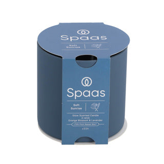 Spaas Glow Duftkerze 2 Dochte 55h – sanfter Sonnenaufgang | 3 Stück