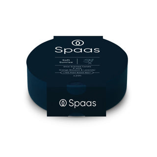 Spaas Glow Duftkerze 4 Dochte 20h – Lavendel und Orangenblüte | 2 Stk
