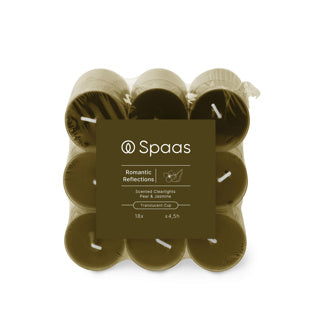 Spaas duftende Clearlights-Blockpackung x18 4,5 Stunden – romantische Reflexionen | 4 Stück