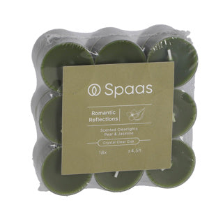 Spaas duftende Clearlights-Blockpackung x18 4,5 Stunden – romantische Reflexionen | 4 Stück