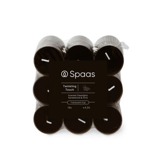 Spaas duftende Clearlights-Blockpackung x18 4,5 Stunden – Twinkling Touch | 4 Stück