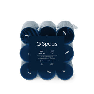 Spaas duftende Clearlights-Blockpackung x18 4,5 Stunden – sanfter Sonnenaufgang | 4 Stück