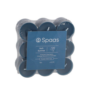 Spaas duftende Clearlights-Blockpackung x18 4,5 Stunden – sanfter Sonnenaufgang | 4 Stück