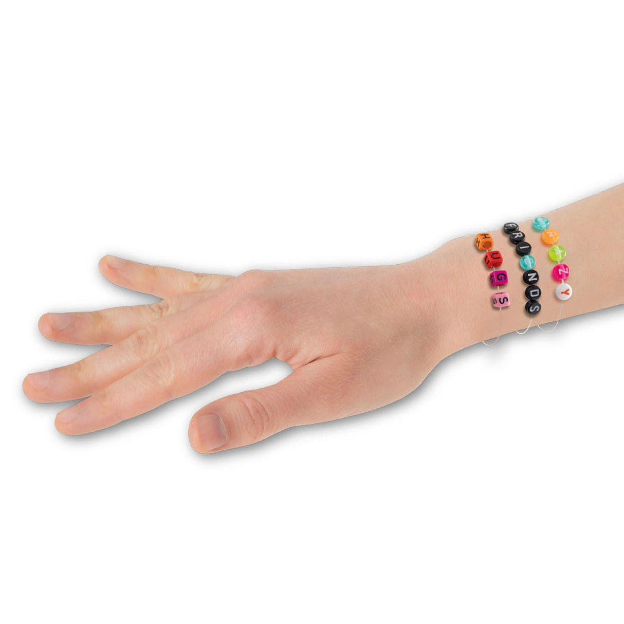 Grafix macht Ihre eigenen Armbänder Buchstabenperlen