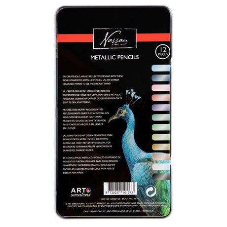 Nassau Fine Art Nassau Buntstifte Metallic, 12 Stk.