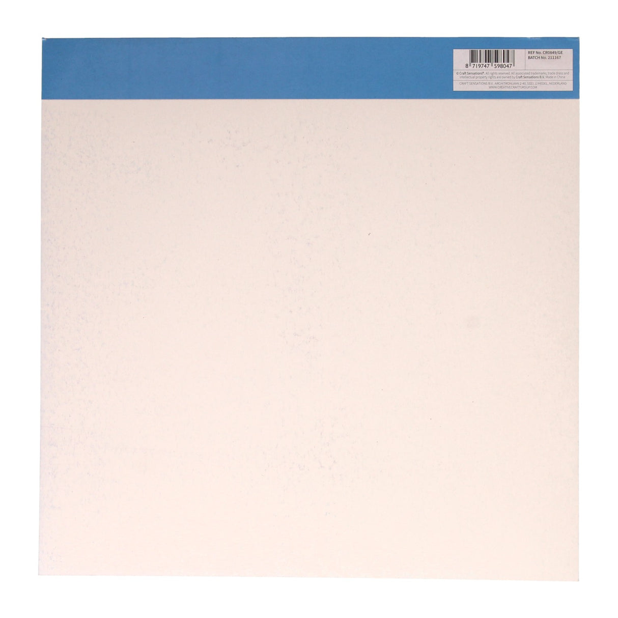 Kreative Bastelgruppe Bastelkarton, 30 Blatt – Blau