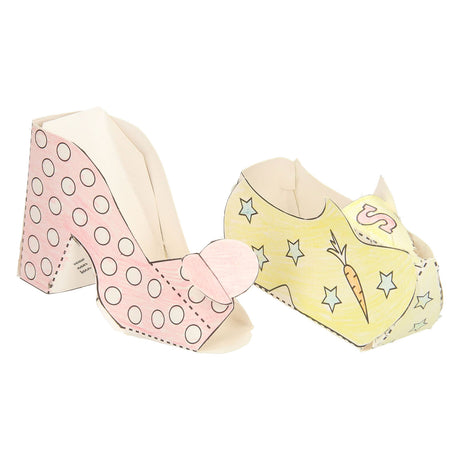 Grafix Sinterklaas Bastelset – Machen Sie Ihren eigenen Schuh, 4 Designs + 4 Bleistifte