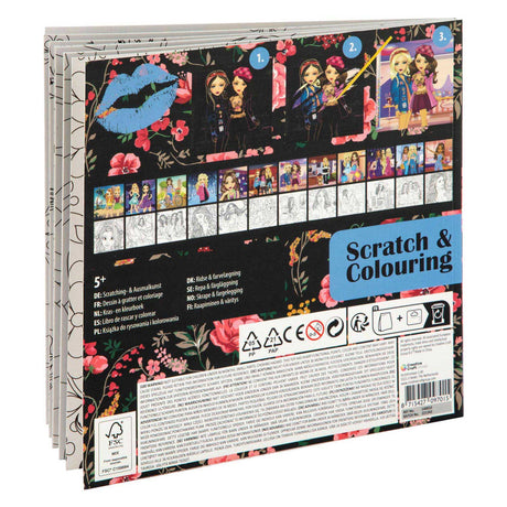 Grafix Besties Kratz- und Malbuch 12 Seiten