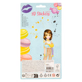Besties Grafix 3D-Glitzeraufkleber, 12er-Pack
