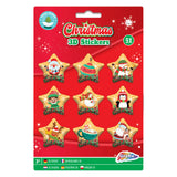 Grafix 3D-Aufkleber Weihnachten