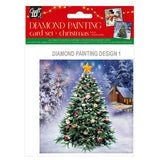 Machen Sie Ihre eigenen Weihnachtskarten Diamond Painting, 2st.