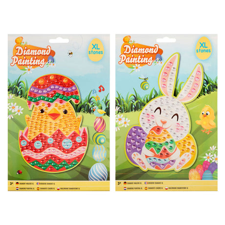 Kreative Bastelgruppe, Diamantmalerei, Ostern, A5