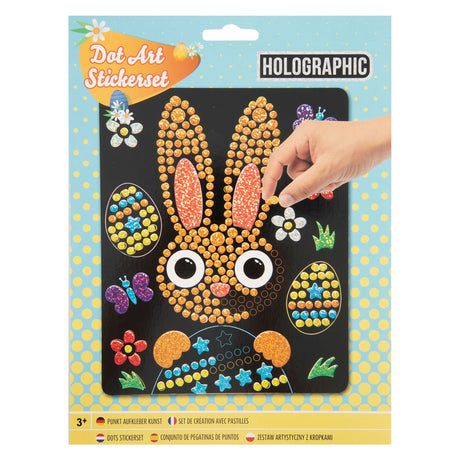 Grafix holografisches Punktkunst-Set Ostern, 22 x 18 cm