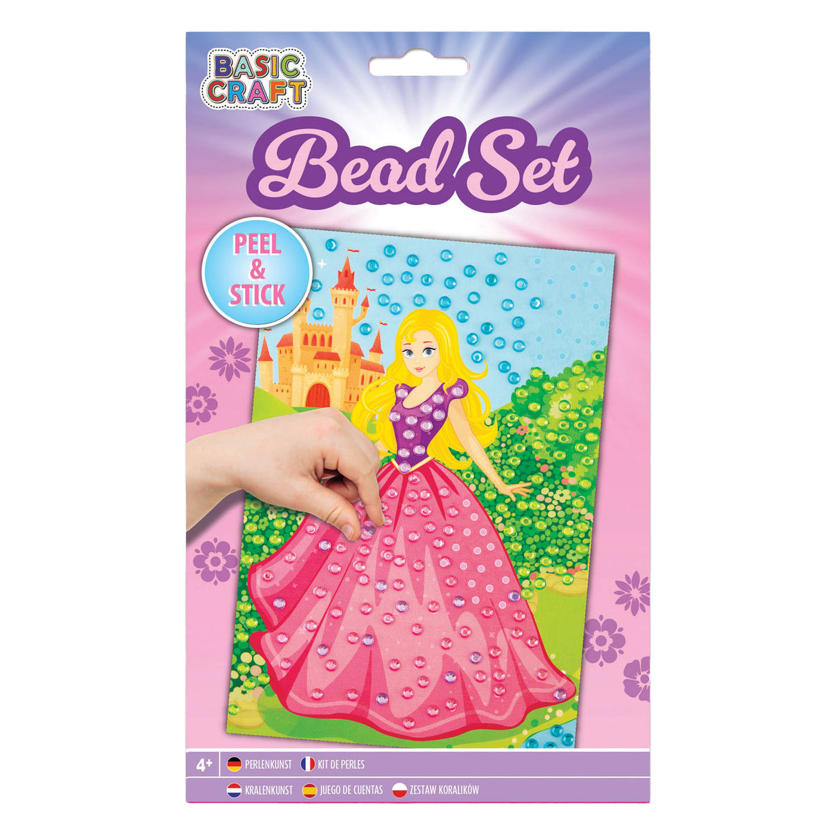 Kreative Handwerksgruppe Aufkleber Perlenkunst - Prinzessin