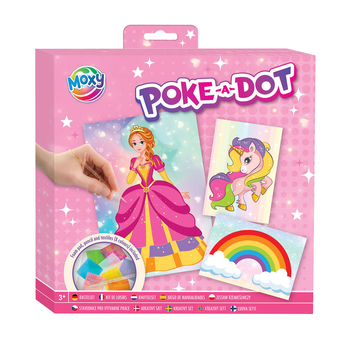Kreatives Bastelgruppen-Poke-a-Dot-Bastelset – Fantasiewelt