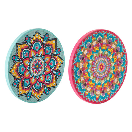 Kreative Bastelgruppe, Diamantmalerei, Mandala-Leinwand, 30 cm