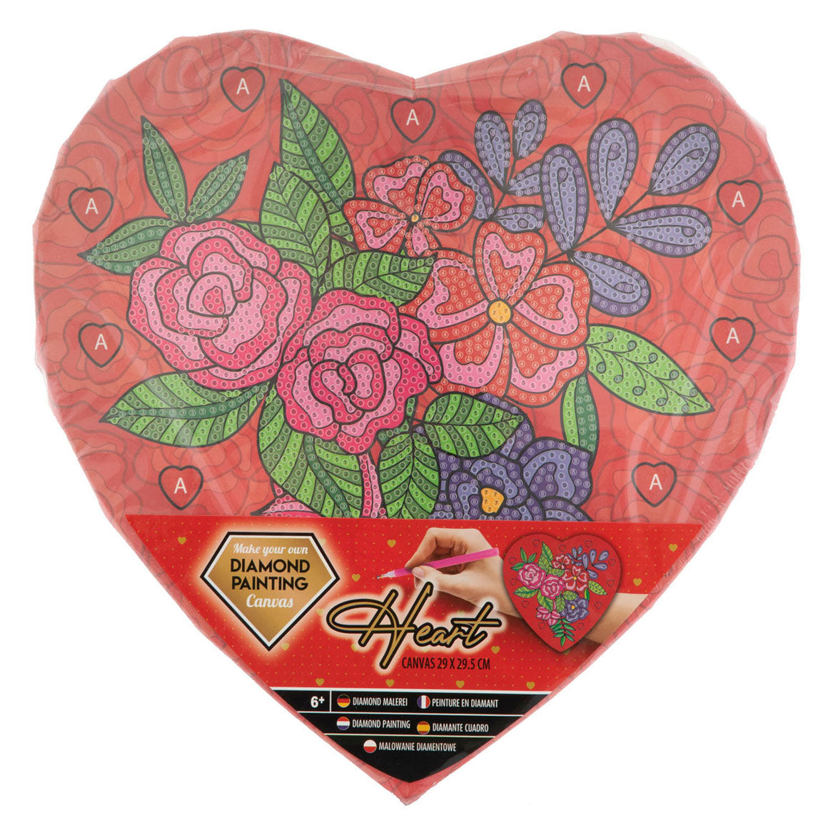 Kreative Handwerksgruppe Diamondmalerei Hart Canvas