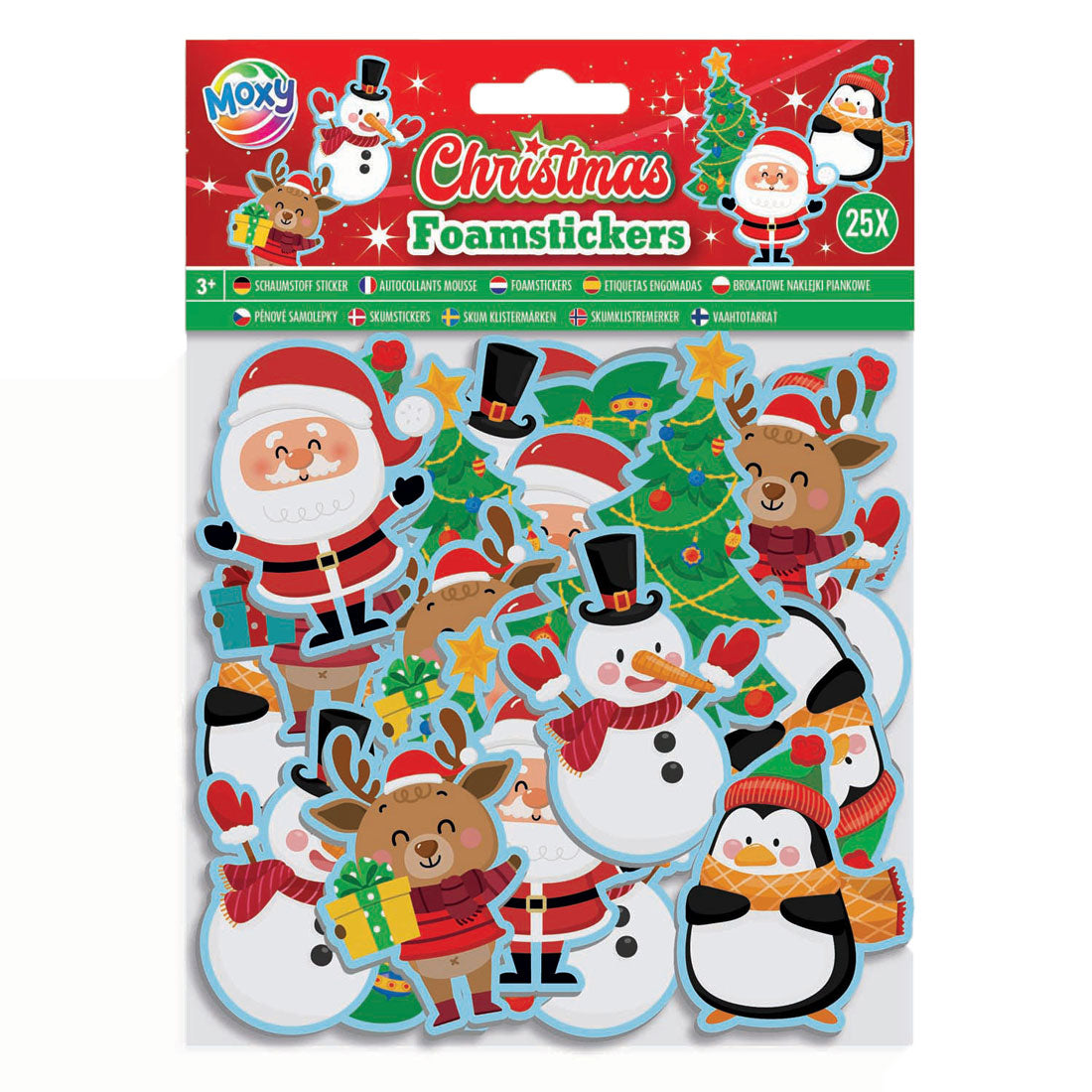 Kreative Bastelgruppen-Weihnachtsschaumaufkleber