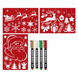 Kreatives Bastelgruppen-Weihnachtsfensterdekorationsset