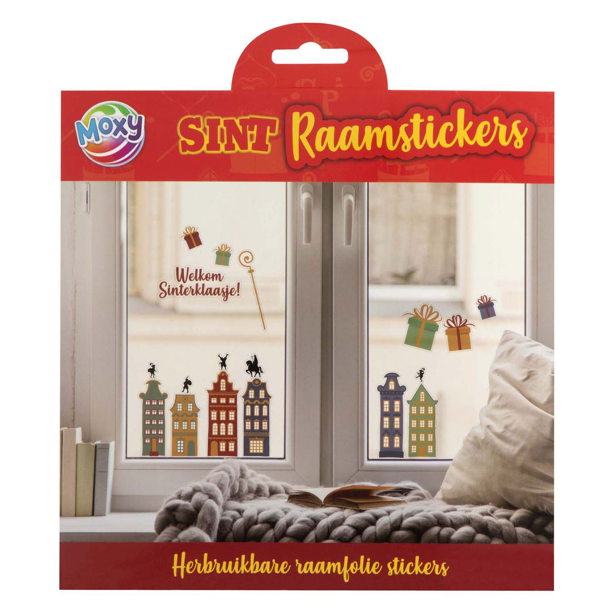 Kreative Bastelgruppen-Fensteraufkleber für Heilige