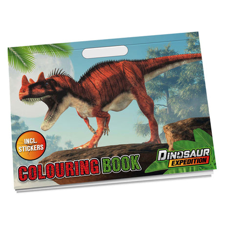 Kreatives Bastelgruppen-Dino-Malbuch
