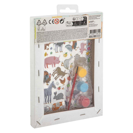 Grafix malt Ihre eigene Leinwand 20x15cm