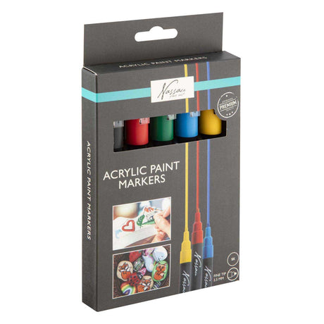 Creative Craft Group Acryl-Marker-Set, 5 Farben