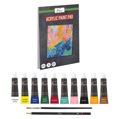 Kreativ-Bastelgruppe Acryl-Farbkasten, 13-tlg.