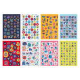 Kreatives Bastelgruppen-Moxy-Stitch-Glitzer-Stickerbuch – A5