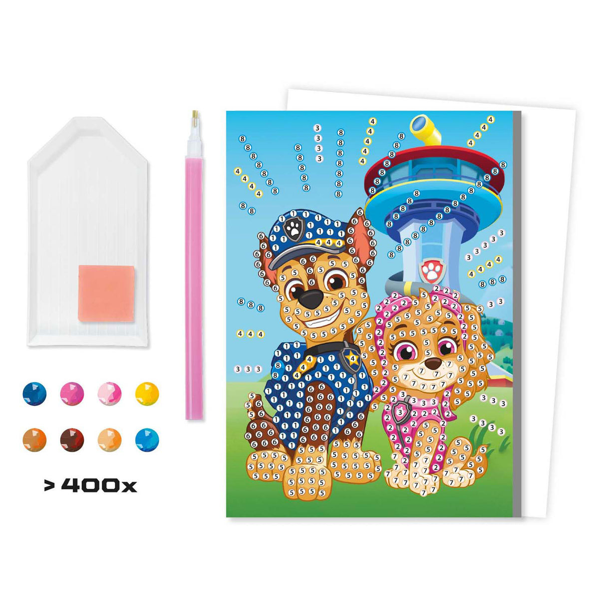 Kreative Bastelgruppe Moxy Paw Patrol Diamant-Malkarte