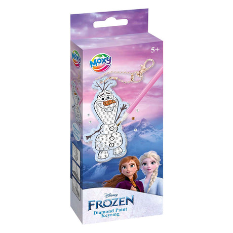 Moxy mach deinen eigenen Diamond Painting Schlüsselanhänger Olaf