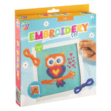 Kreatives Bastelgruppen-Moxy-Stickset im Rahmen, 15 x 15 cm