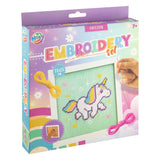 Kreatives Bastelgruppen-Moxy-Stickset im Rahmen, 15 x 15 cm