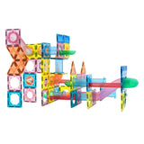 Kreative Bastelgruppen-Bauspielzeuge, magnetische Fliesen XL mit Aufbewahrungstasche, 96-tlg.