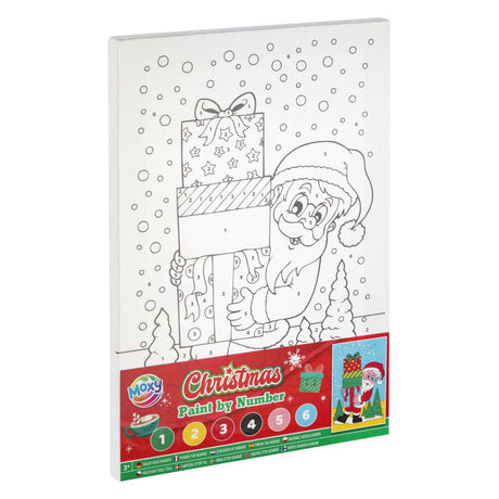 Kreative Bastelgruppe Leinwand Malen nach Zahlen Weihnachten