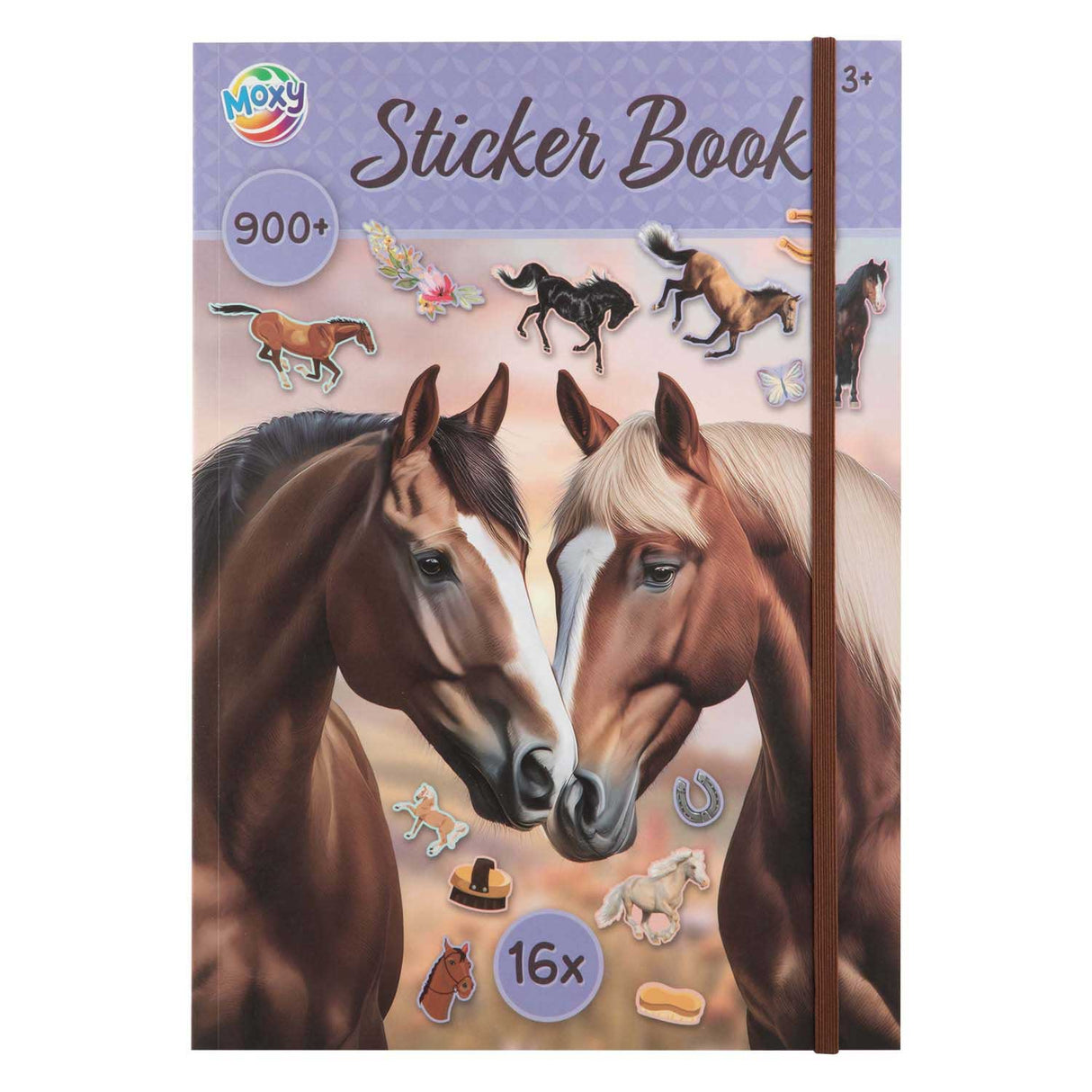 Kreatives Bastelgruppen-Stickerbuch mit Pferden – über 900 Stück.