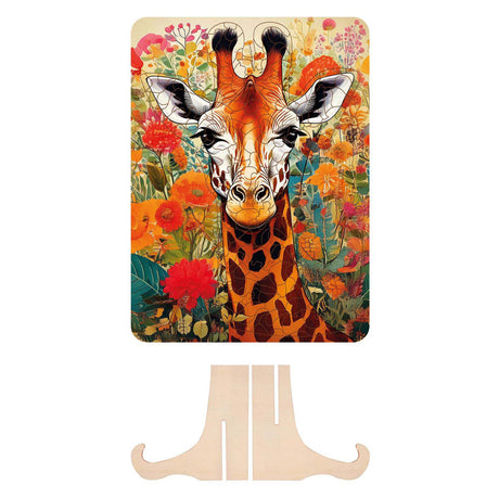 Moxy Holzpuzzle Giraffe in einzigartigen Formen, 130 Teile