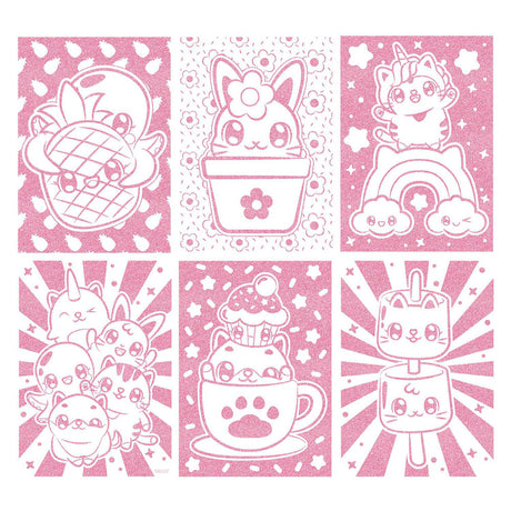 Kreative Bastelgruppe Mini MyMy Glitzer-Malpapier A4