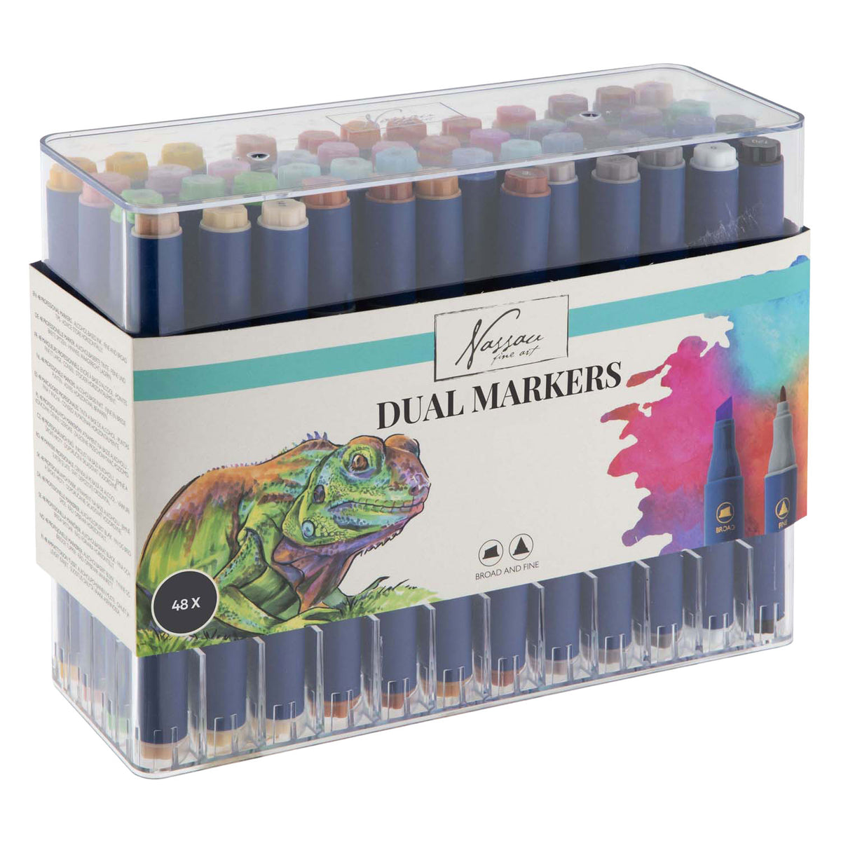 Creative craft group nassau ronde dual markers - 48st.