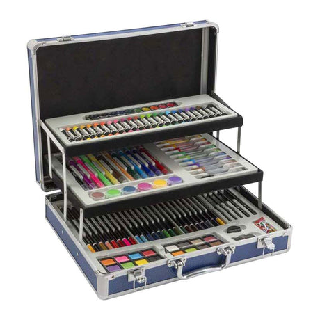 Creative Craft Group Nassau Zeichenkoffer mit 3 Etagen - 140-tlg.