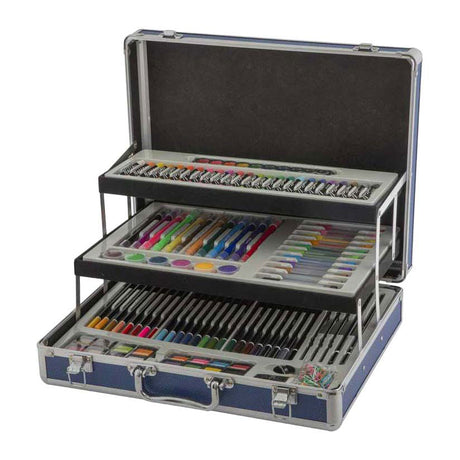 Creative Craft Group Nassau Zeichenkoffer mit 3 Etagen - 140-tlg.