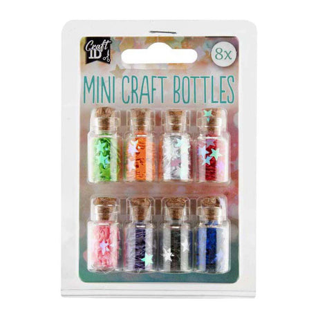 Creative craft group mini knutselflesjes - 8st.