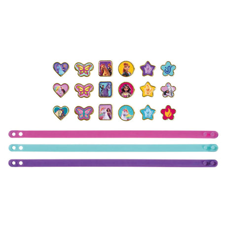 Totum unicorn academy speelgoed 3 schuif armbandjes maken met 18 bedels - speelgoed meisjes vanaf 3 jaar - cadeau tip