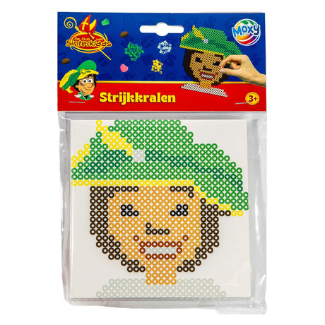 Creative craft group club van sinterklaas strijkkralen 15x15cm