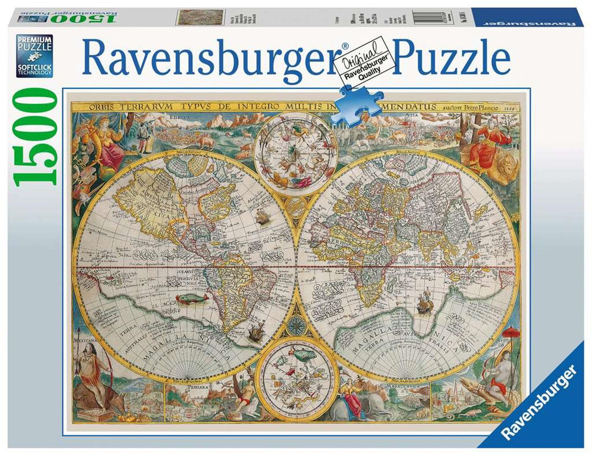 Ravensburger Puzzle historische Karte 1500 Teile