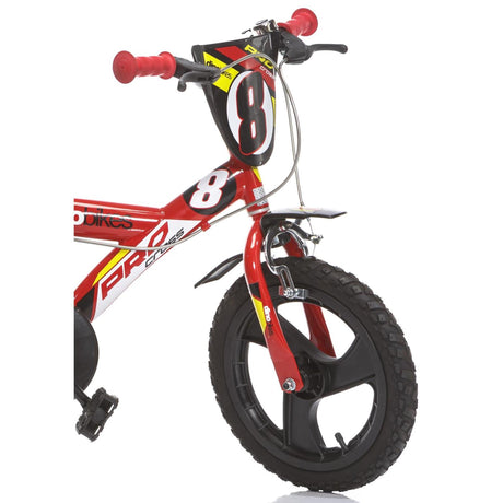 Dino Bikes Dino Jungenfahrrad Pro Cross 16 Zoll rot schwarz