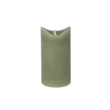 Daily Home LED Kerze 7,5x15 cm grün | 4 Stück