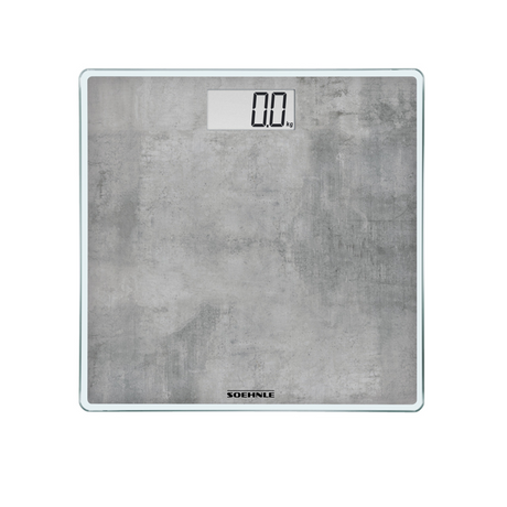 Soehnle 63882 Digital Style Sense Compact 300 Personenwaage, Betonoptik